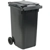 Šiukšlių konteineris, ESE, pilkas, plastikas, 240 l, atsparus UV spinduliams