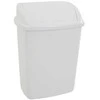 V Part Šiukšliadėžė, V formos, balta, plastikinė, 26 l, su atlenkiamu dangčiu, paruošta montuoti prie sienos