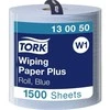 Valymo popierius Tork W1 universalus, mėlynas, 1500 lapų