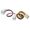 Akasa 3-pin - 3-pin x2, 0.15m, Multicolour (AK-FY320)