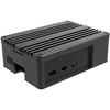 AKASA dėklas Pi-5 Pro, skirtas Raspberry Pi 5, aliuminis, juodas
