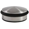 Alba DOORSTOP N, Juoda, Sidabrinė, Elastomero spalvos, Plienas, Tvirtinamas prie grindų, 1 vnt., 90 mm, 90 mm