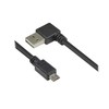 Kabelis USB Alcasa Good Connections EASY A kątowy - Micro B USB2.0 0,5 m (2510-EUM005W)
