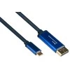 Alcasa Geros jungtys Geros jungtys Adapterkabel Smartflex USB-C / DisplayPort 4K UHD 60Hz 2m blau