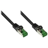 Alcasa 8062-H500S, 50 m, Cat6a, S/FTP (S-STP), RJ-45, RJ-45, juodas
