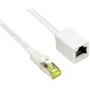 GoodConnections „Good Connections“ RJ45 jungiamasis kabelis su „Cat.7 Roh“ apsauga ir skląsčio apsauga (RNS), S/FTP, PiMF, be halogenų, 600MHz, OFC, baltas, 1m, „Good Connections“ (8070VR-010W)