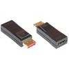 Adapteris AV Alcasa Alcasa HDMI-DP14G lyties keitiklis / Displayport kabeliai Juodas