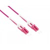 Alcasa Alcasa LW-U805LC4 „InfiniBand“ / šviesolaidinis kabelis, 5 m, 2 x LC, violetinis