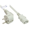 Alcasa Good Connections Netzkabel Schutzkontakt an C13 (gerade), grau, 3 m
