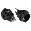Alcasa PA-4502S maitinimo kištukų adapteris B tipo F tipo juodas