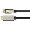 Python Series Kabelis PYTHON Python DisplayPort 1.4 ir HDMI 2.0 Kabelis Nylong. juodas 3m