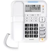 Atlinks Alcatel TMAX 70, analoginis/DECT telefonas, laidinė ragelė, garsiakalbis, 99 įrašai, skambučio gavėjo ID, balta