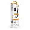Aligator POWER Datový kabelis USB-C - USB-C 15cm juoda