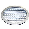 Alnor Venetian žaliuzės Ø400 mm - apvalios aliuminio su cinkuotu tinkleliu