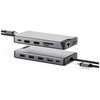 ALOGIC DUCDDV3V2, Wired, USB 3.2 Gen 1 (3.1 Gen 1) Type-A + Type-C, 100 W, Pilkas, Kosminė pilka, SD