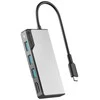 Alogic Fusion Core USB-C 5 prievadų šakotuvas, pilkos spalvos