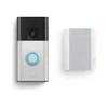 Amazon Ring - Baterija Video Doorbell (Satin Nickel) + Chime (2nd Gen)