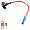 Ampire Electronics Plokščiųjų saugiklių adapteris MICRO2 plokščiųjų peiliukų saugikliams (tiekiamas tik 10 vienetų pakuotėse)
