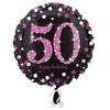 Amscan Folie ballon 50 år Rožinė Sparkling