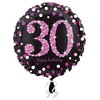Amscan Folieballon 30 år Rožinė Sparkling