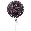 Amscan Folieballon Rožinė Sparkling