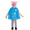 Peppa Pig Riethmuller Europe George'o Cape'o vaikiškas kostiumas 4-6 metų amžiaus
