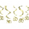 Amscan Loftspiral guld 50