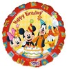 Amscan Mickey Happy Birthday folijos balionas, 43 cm