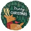 Amscan Rensdyr folieballon Merry Christmas