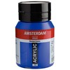 Akrilinė dažai - Amsterdame - 500ml - Išsami mėlyna - Didelis atsparumas šviesai - Patvarus