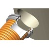 Sriegimo įvorė 225 mm - K2 vamzdžiui DN200. Gręžinio skersmuo ø251 mm. EPDM. Uni-Seals ACT