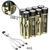 Ansmann 1311-0031 Įkraunamos AAA ličio baterijos 400 mAh 1,2 V 8 vnt.