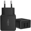 Ansmann namų įkroviklis HC212 2xUSB 2400mA juodas