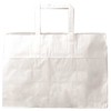 Antalis Nešiojamas maišelis 17 l 350x170x245 mm 80 g su rankenėlėmis, popierinės gėlės, baltas, 200 vnt./kartoninėje dėžėje