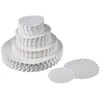 Bond Paper Reljefinės popierinės lėkštės 16 cm apvalios 500 vnt./pak. - (500 vnt.)