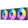 Wentylator Antec Do obudowy komputerowej C120 ARGB, 120 mm, komplektas 3 sztuki, juoda