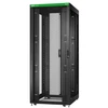 APC Easy Rack 800mm/42U/1000mm, su stogu, ratukais, kojelėmis ir 4 laikikliais, be šoninių panelių, juodas | Schneider Electric