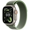 „Apple“ 49 mm „Žalias“/„Neon Trail Loop“ – S/M dydžio – natūralaus titano apdaila