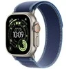 „Apple“ 49 mm mėlynas / ryškiai mėlynas „Trail Loop“ laikrodis – S/M – natūralaus titano apdaila