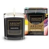 Aromatinė žvakė Juodas Crystal, 120g (~25 h) │Areon