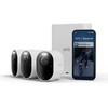 Arlo Ultra 3 4K apsaugos kamera, 3 kamerų, IP apsaugos kamera, lauko, laidinė ir belaidė, 7,5 m, „Amazon Alexa“ ir „Google Assistant“, danų, vokiečių, olandų, anglų, ispanų, prancūzų, italų, norvegų, lenkų, švedų kalbomis