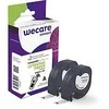 WECARE ARMOR juosta, skirta DYMO S0721510, juoda/balta, 2 x 12 mm x 4 m