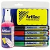 Artline® Baltos lentos valymo / rašymo rinkinys