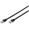 Assmann Digitus CAT 6 S/FTP lauko tinklo kabelis, PE, 5 m, Cat6, S/FTP (S-STP), RJ-45, RJ-45, juodas