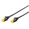 DIGITUS CAT 6A S/FTP Patchkabel, 2m, juodas