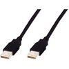 Assmann Electronic DIGITUS USB jungties kabelis tipas A M/M 3.0m USB 2.0 suderinamas bl
