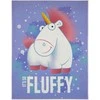 Associated Weavers Minions Fluffy Unicorns De Luxe vaikiškas kilimėlis 95x125