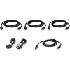 Aten Rinkinys kabli KVM ATEN 2L-7D02UDPX6 1,8 M USB DisplayPort Triple Ekranas juoda 1,8 m