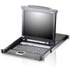 Aten KVM konsolė ATEN CL5708M LCD KVM jungiklis 43 cm, USB-PS/2, VGA, 8 prievadai, JK išdėstymas