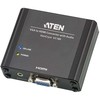 ATEN VGA to HDMI Audio/Video converter, Juodas, Metal, 1920 x 1080 pikselių, 1920 x 1080 pikselių, 1080p, 16:9